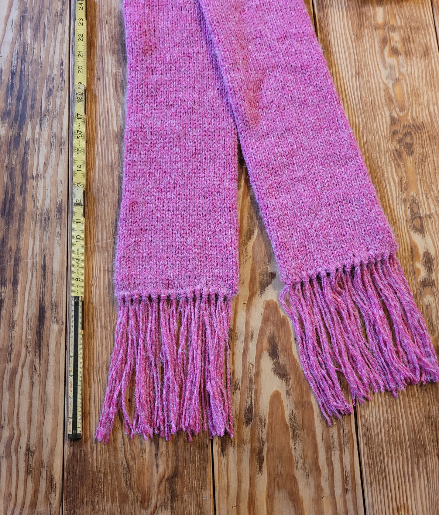 Big Pink Scarf & Hat Set