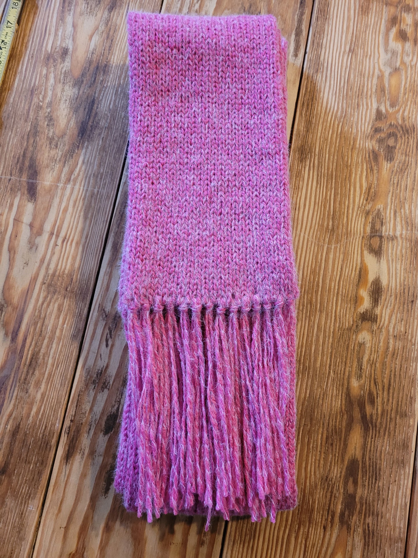 Big Pink Scarf & Hat Set