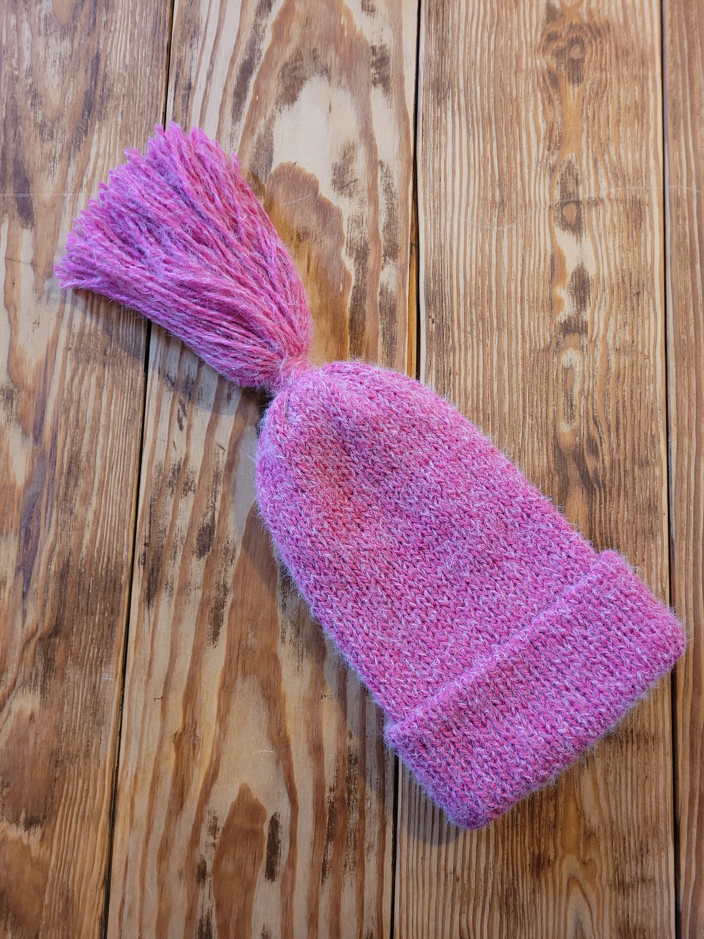 Big Pink Scarf & Hat Set