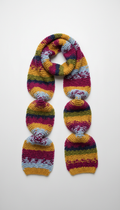Citrine Extra-Long Hand-Knit Scarf