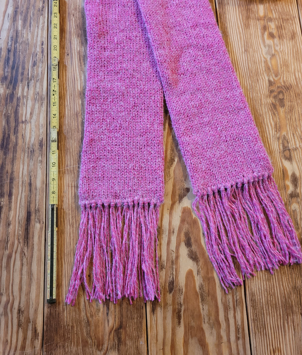 Big Pink Scarf & Hat Set