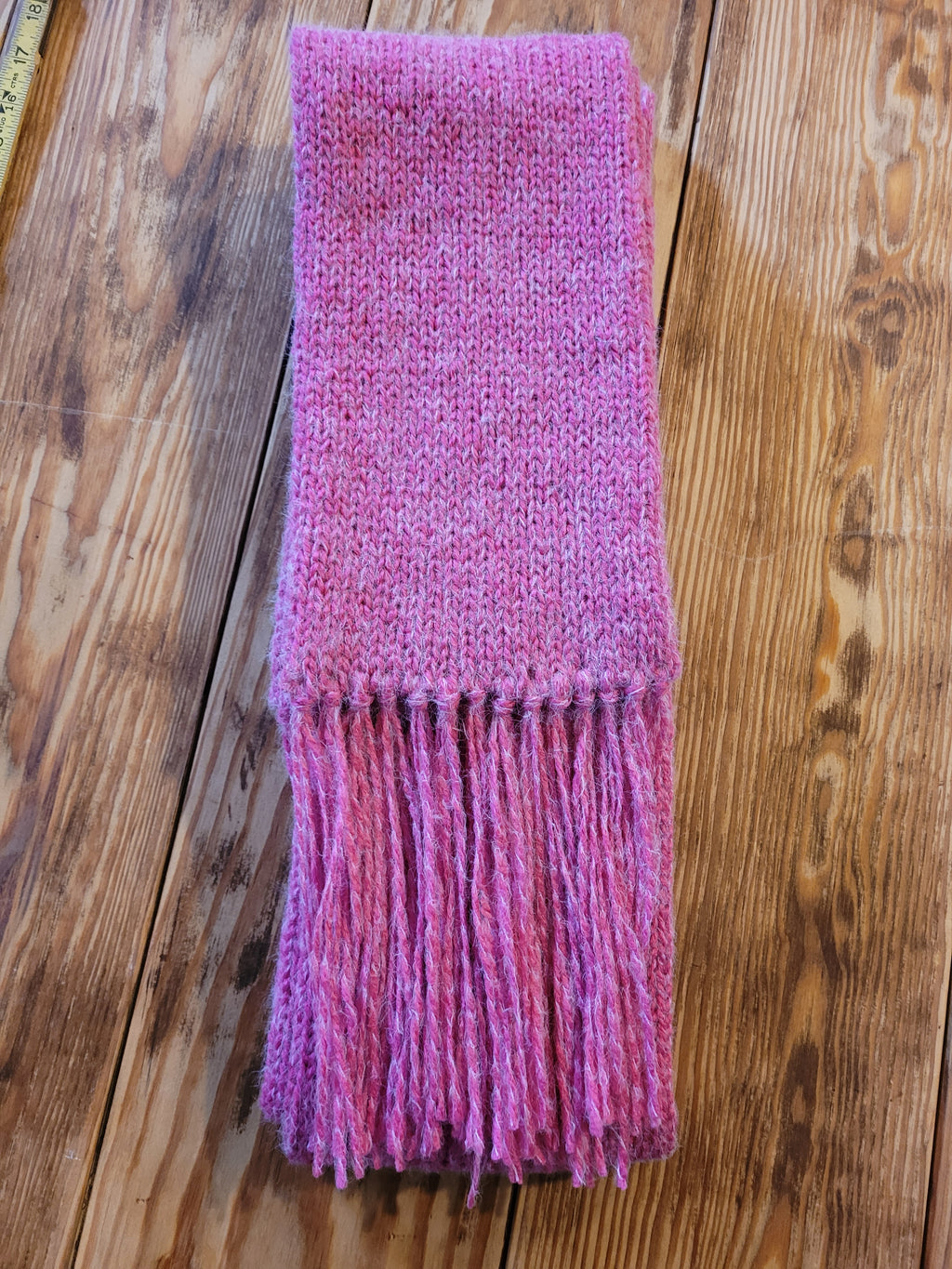 Big Pink Scarf & Hat Set