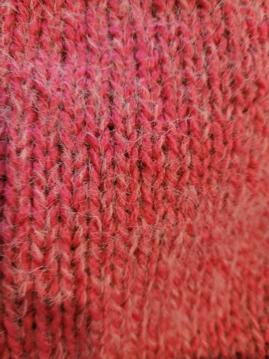 Big Pink Scarf & Hat Set