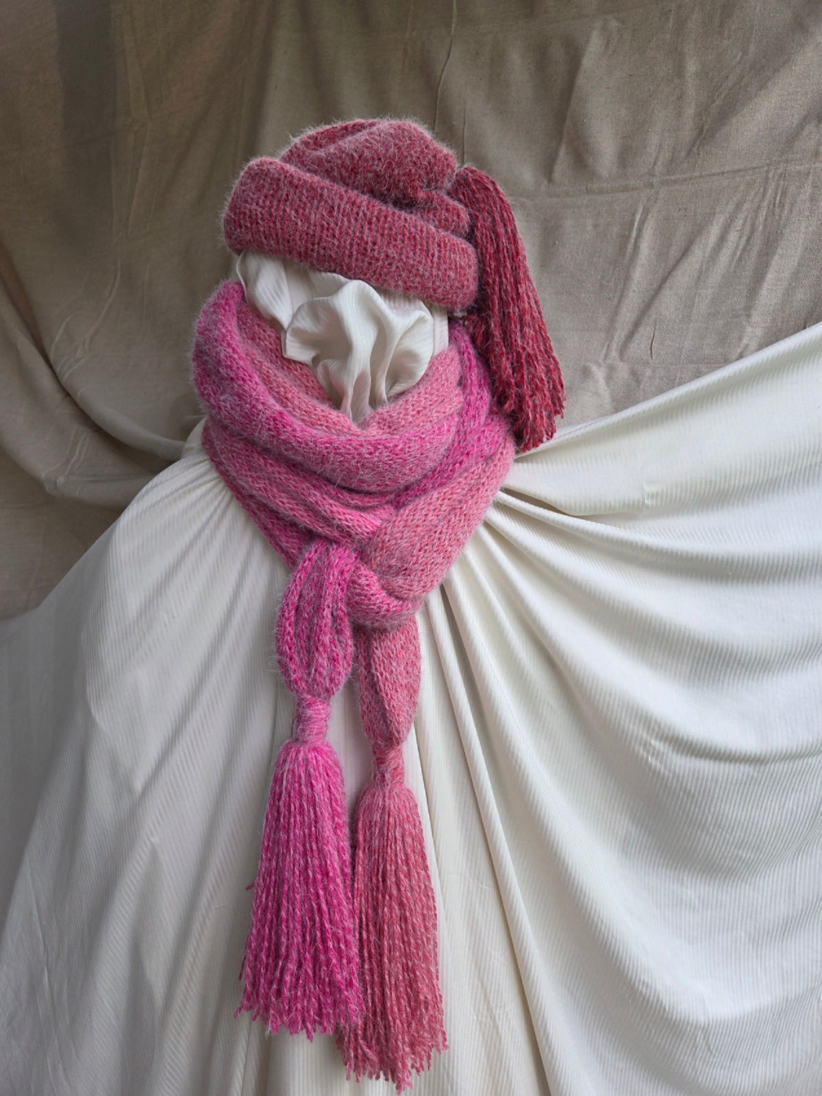 Pink Panther Scarf & Hat Set